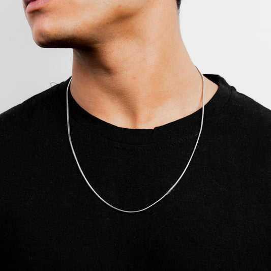 SNAKE 1.5MM CHAIN (SILVER)