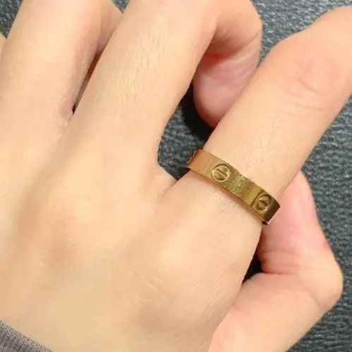 Stainless Steel Cartier Ring