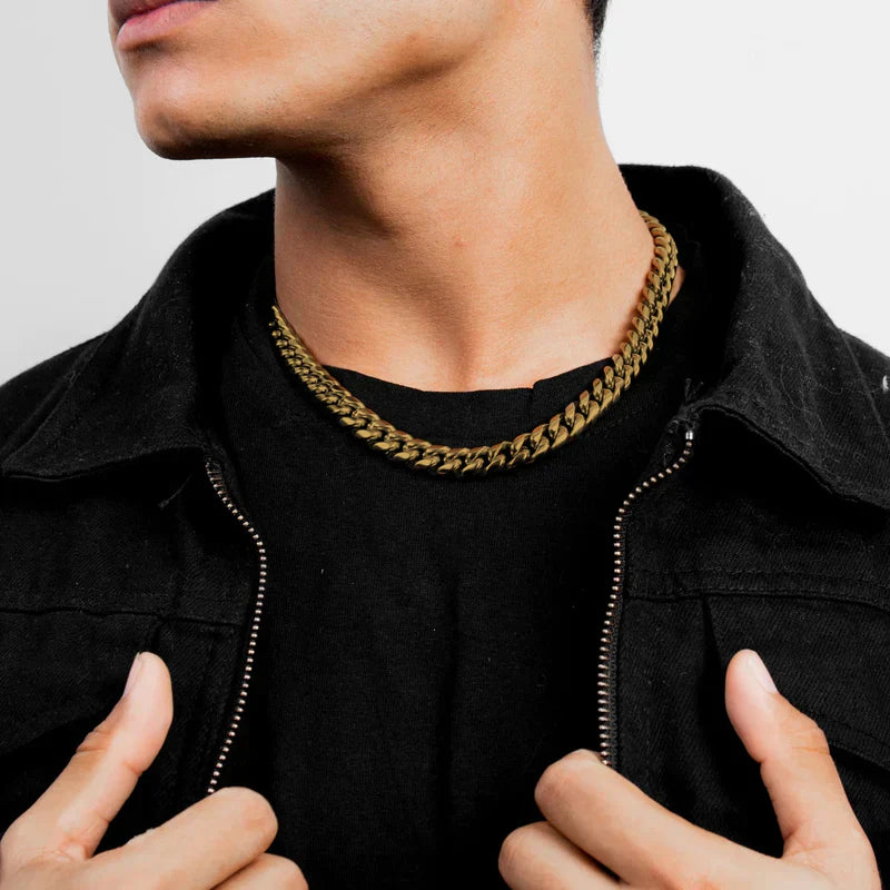 MIAMI CUBAN 10MM CHAIN (GOLD)