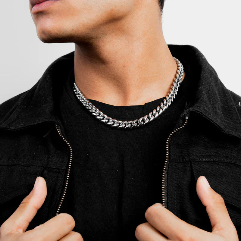 MIAMI CUBAN 10MM CHAIN (SLIVER)