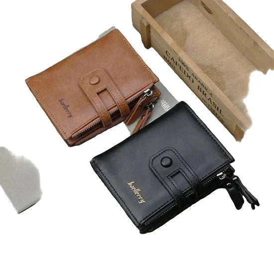 Original Buffalo Leather Trifold Wallet (Premium Crafted)