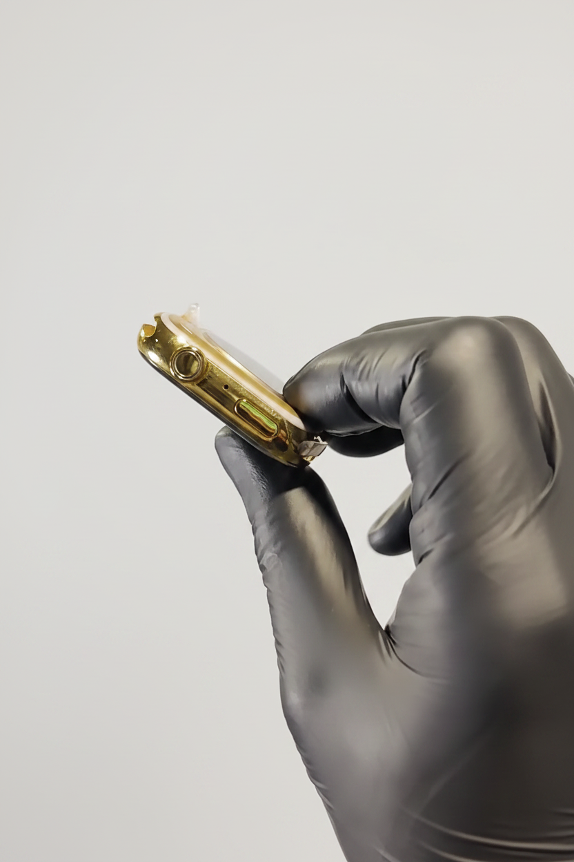 Series 10 golden edition with apple logo