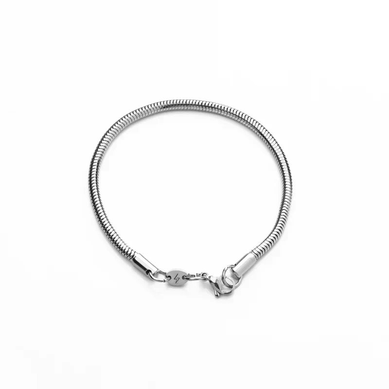 SNAKE BRACELET 3MM (SLIVER)
