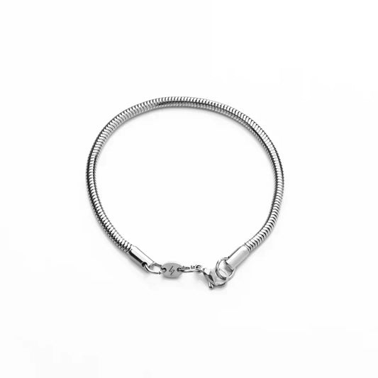 SNAKE BRACELET 3MM (SLIVER)