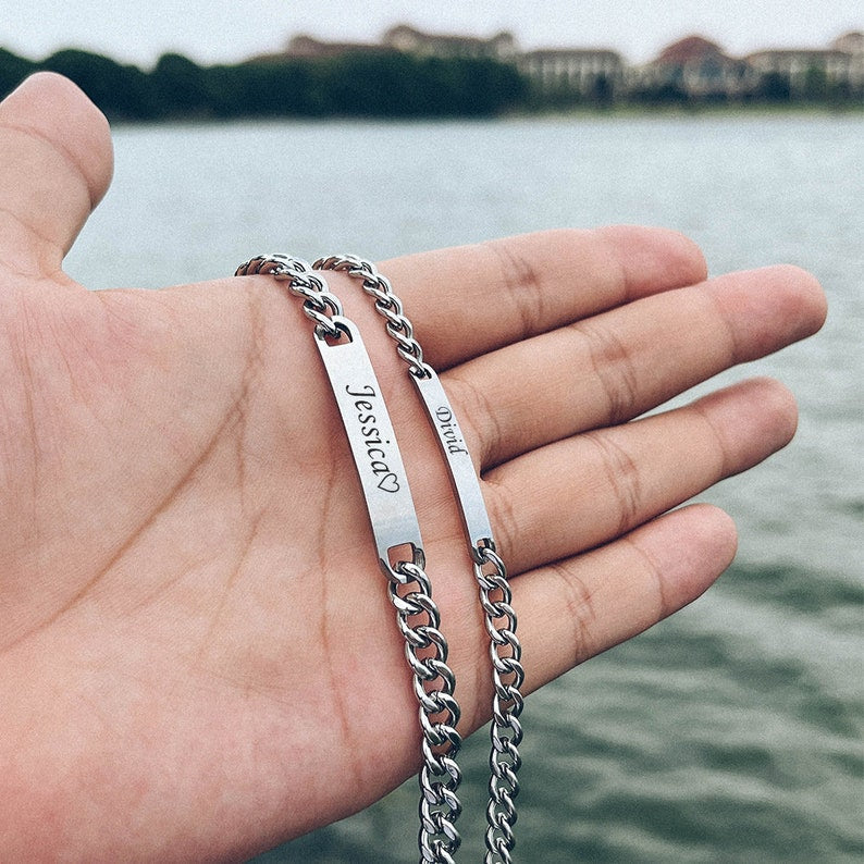 2X Couple Chain Bracelet