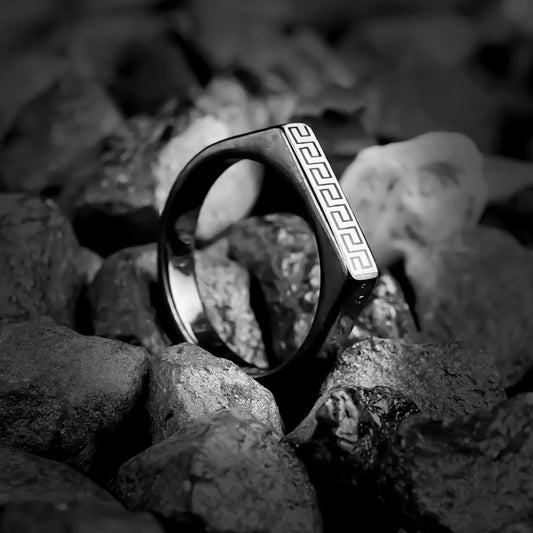 Black Versace Ring
