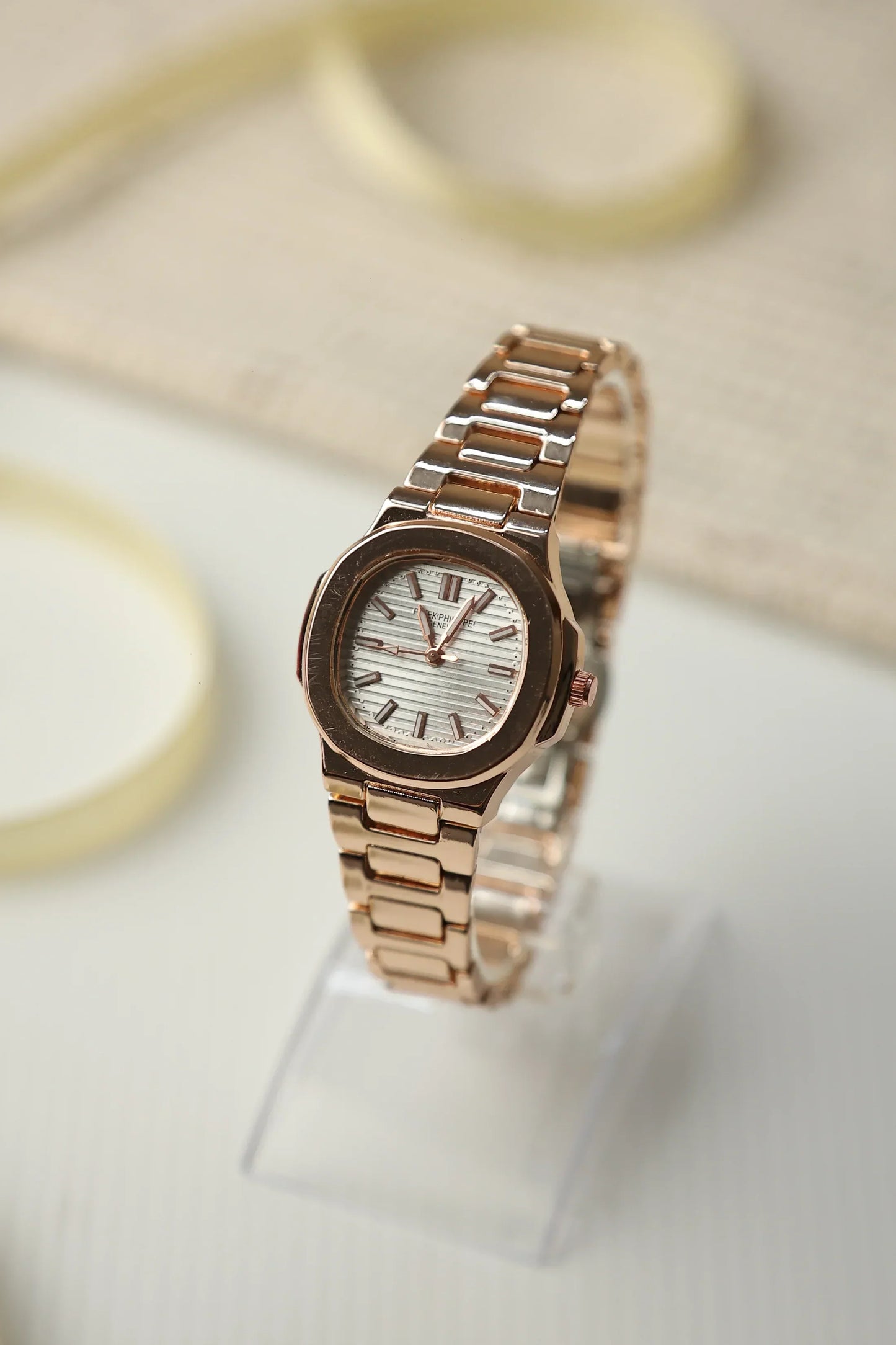 Patek Philippe Rose Gold Women Watch