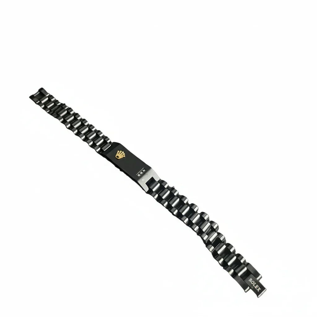 Black RLX Crown Jubilee Bracelet For Men