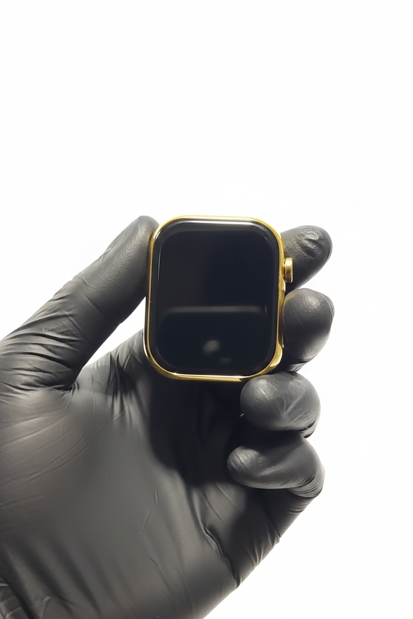 Series 10 golden edition with apple logo