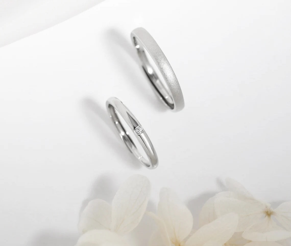 2X Minimalist Couple Bands