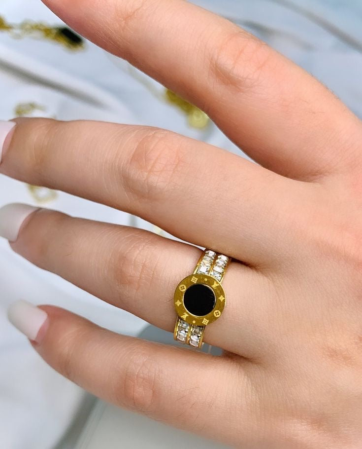 Black Stone Ring