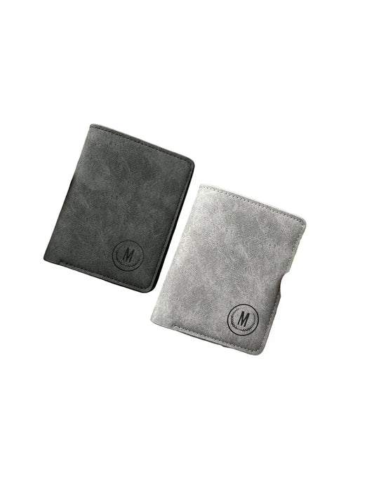 Short Leather Imported Wallet