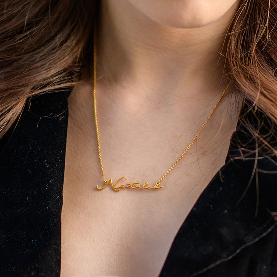 2X SIGNATURE NAME NECKLACE - Couple Necklace