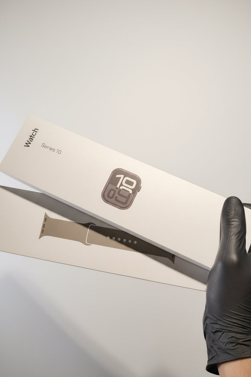 Series 10 golden edition with apple logo