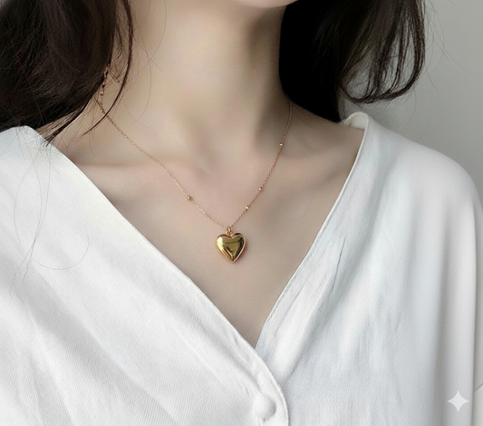 Stainless Steel Heart Necklace