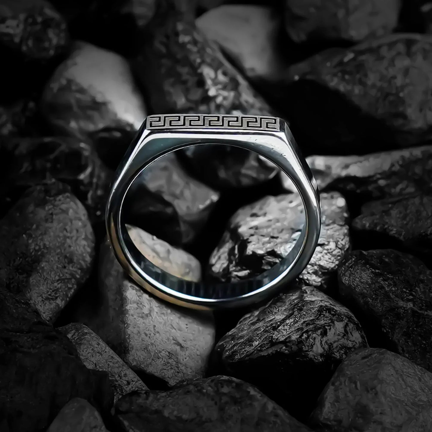 Black Versace Ring