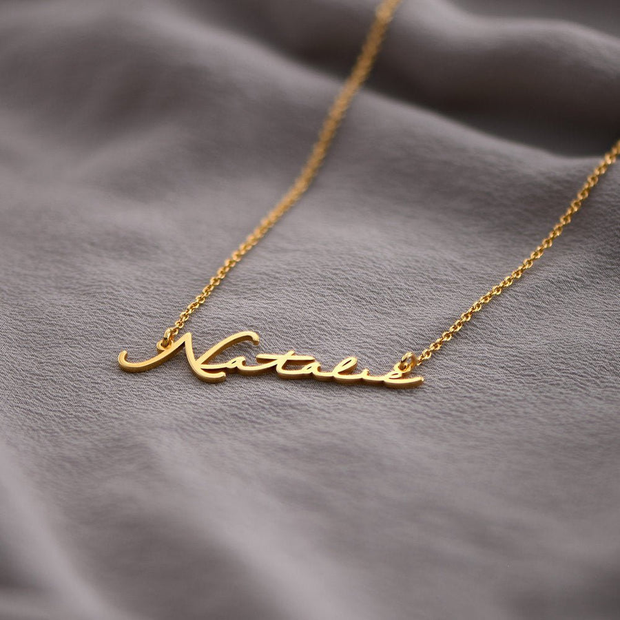 2X SIGNATURE NAME NECKLACE - Couple Necklace