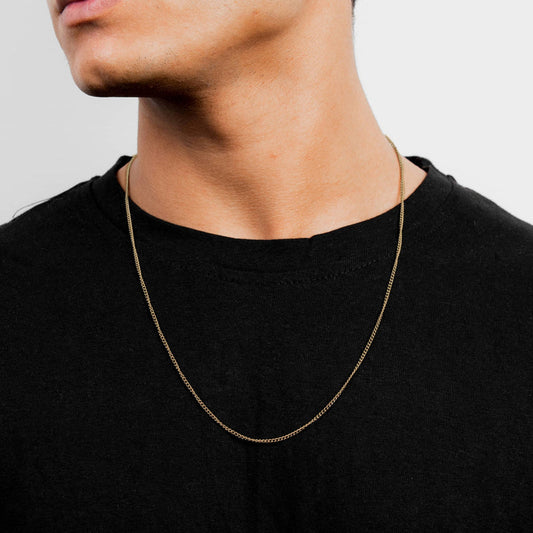 DOUBLE LINKS 2MM CHAIN (GOLD)