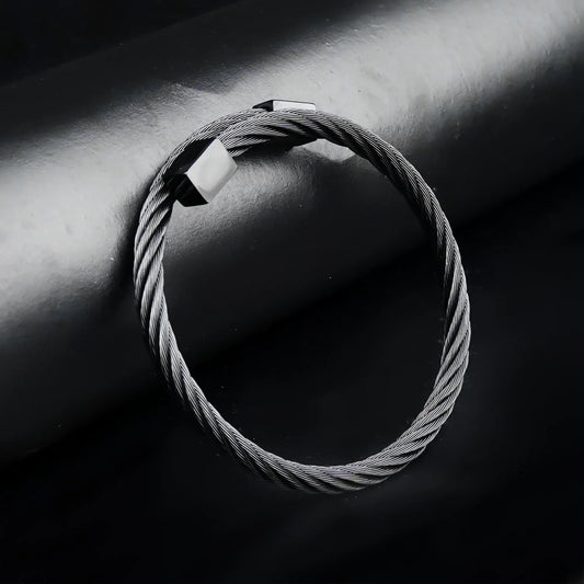 Black Metallic Bangle
