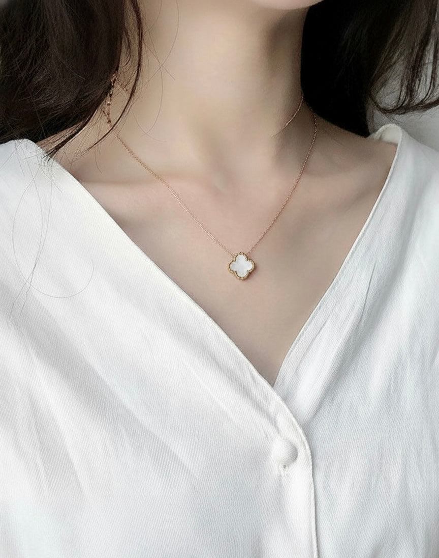 White Vancleef Necklace