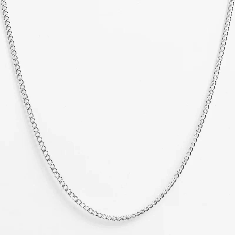 CURB 4MM CHAIN (SILVER)